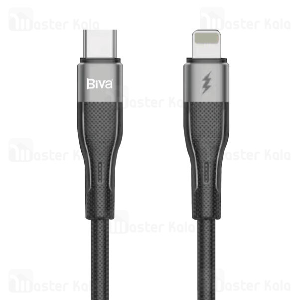 کابل لایتنینگ به Type C بیوا Biva C-20CL طول 2 متر توان 15 وات